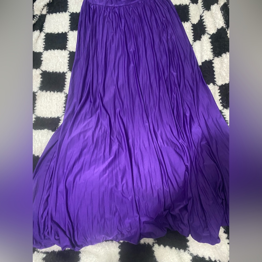 Minx Purple Maxi Skirt